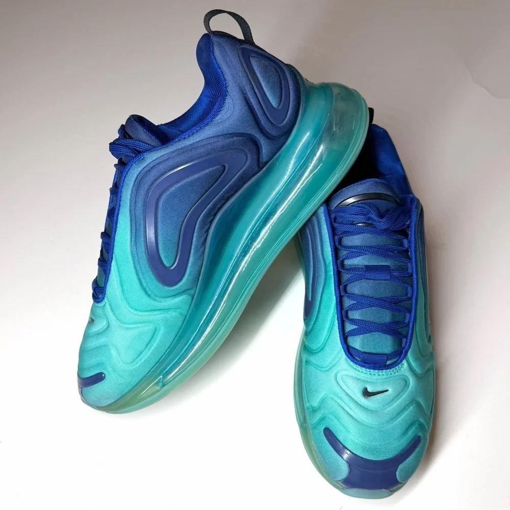 Nike Youth AIR MAX 720 'SEA FOREST' Athletic Sneakers Size- 7 Y